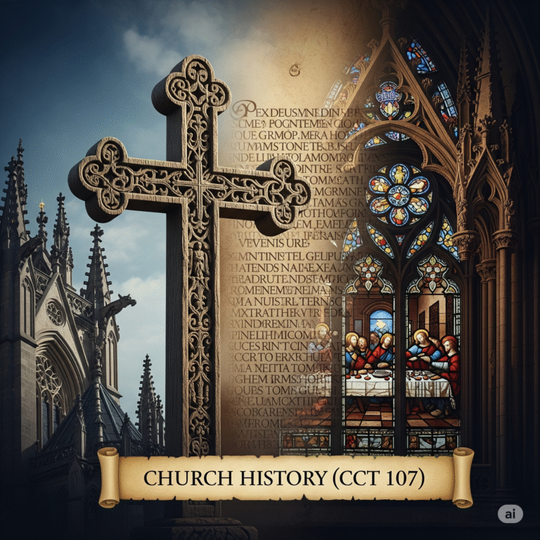 Church History (CCT 107)