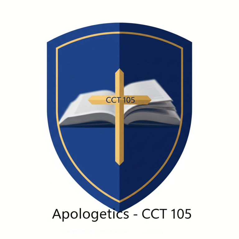 Apologetics – CCT 105